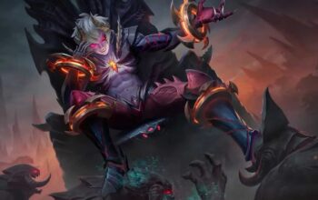 Hero Dyrroth di Mobile Legends saat bermain di EXP Lane pada patch terbaru MLBB.