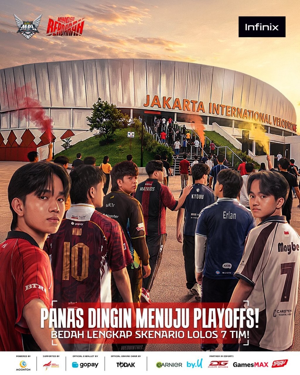 Jadwal MPL ID S17 week 8 di Jakarta International Velodrome